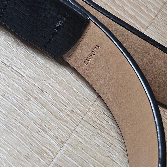 Michael Kors Black Pebbled Leather Belt Bag 556136 Small Medium Minimalist Basic - Picture 5 of 6